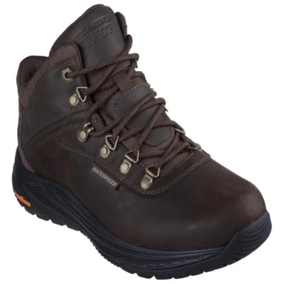 Image of Skechers USA Men&#039;s Meroe Pikeman Ankle Boot, Chocolate, 10 UK