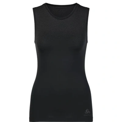 Image of ODLO CREW NECK Singlet Performance Light Top, Women&#039;s, Size: 12 14, Black