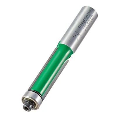 Image of Trend CraftPro Self Guided Trimmer Router Cutter Bit, 1/2 Inch Shank, 12.7mm Cut Diameter &amp; 38mm Length, Tungsten Carbide Tipped, C196X1/2TC