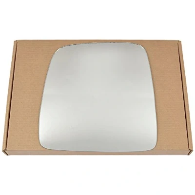 Image of Less4spares Wing Mirror Glass Left Compatible with Suzuki Jimny 1998 2007 STICK ON Passenger Near Side Convex