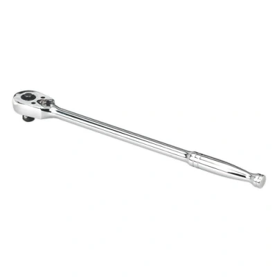 Image of Sealey Premier Ratchet Wrench Long Pattern 300mm 3/8&quot;Sq Drive Pear Head Flip Reverse