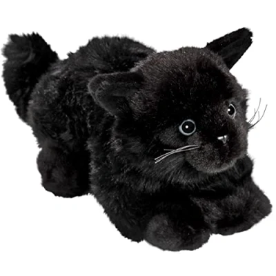 Image of Carl Dick Cat black, 8 inches, 20cm, Plush Toy, Soft Toy 1308004