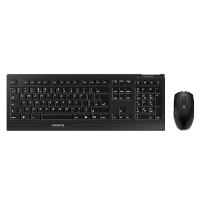 Image of CHERRY B.UNLIMITED 3.0 Wireless Keyboard &amp; Mouse Set, Black, USB (QWERTY UK)