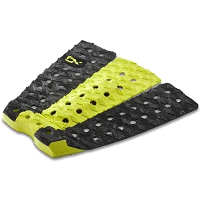 Image of Dakine Launch Surfboard Traction Pad Electric Tropical 3 Piece Tail