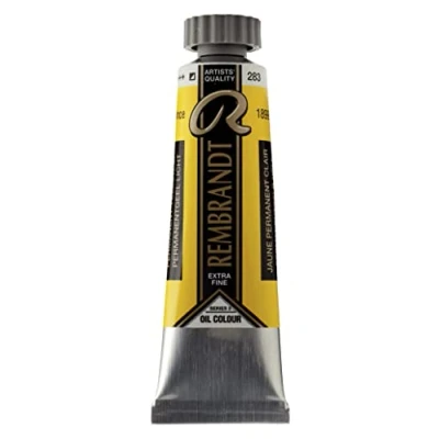 Image of Rembrandt Oil Colour Tube 15 ml Permanent Yellow Light 283