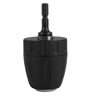 Image of 3/8Inch 24UNF Keyless Drill Chuck 0.8 10mm Impact Tool with 1/4 Inch Hex Adaptor
