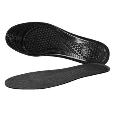 Image of VivoFoot Gel Lightweight and Breathable Shoe Insoles for Cushion, Anti Fatigue Pain Relief Everyday Comfort Inserts, Trim to Fit Men &amp; Women (L, Black)