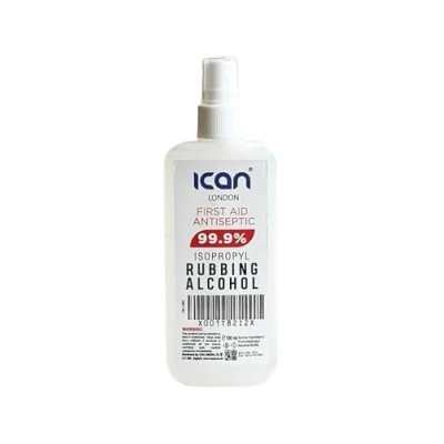 Image of ican london isopropyl rubbing Alcohol 99.9% First aid Antiseptic Disinfectant/Cleaning Fluid 100ml Spray