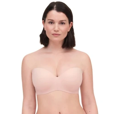 Image of Chantelle Women&#039;s Norah Strapless Bra, Rose, 34F
