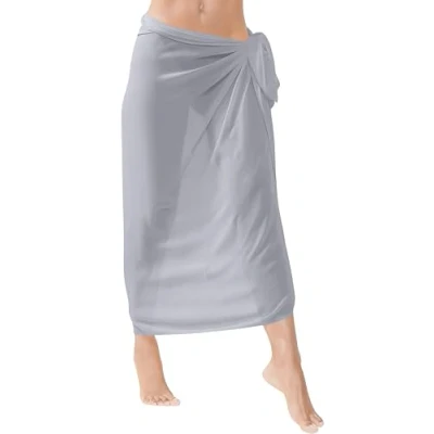 Image of Love My Fashions® Sexy Chiffon Sarong for Women Swimsuit Sarongs Beachwear Bikini Cover Ups Beach Wrap Pareo Skirt Light Grey