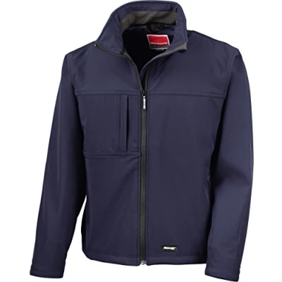 Image of Result R121A Classic Soft Shell Jacket Navy, 3X Large