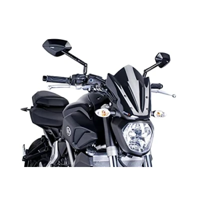 Image of Puig 7015N Windshield Naked New Generation Sport, Black
