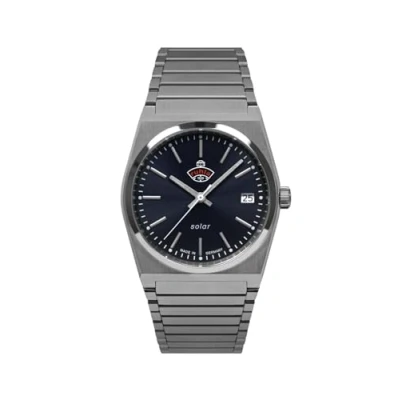 Image of RUHLA Space Control XS Solar (35mm) Dark Blue Dial/Stainless Steel 4641M3