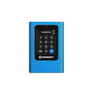 Image of Kingston IronKey Vault Privacy 80 External SSD FIPS 197 Certified &amp; XTS AES 256 bit Encrypted Up to 230MB/s read, 250MB/s write IKVP80ES/3840G