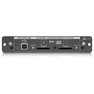 Image of Behringer XLIVE X32 Expansion Card for 32 Channel Live Recording/Playback on SD/SDHC Cards and USB Audio/MIDI Interface, Compatible with PC Mac