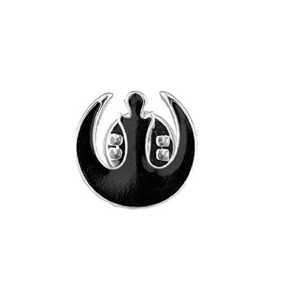 Image of Patch Nation Rebel Alliance Brooch Cosplay Metal Fan Pin Badge (Black)