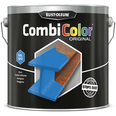 Image of RUST OLEUM 7323.2.5 Combicolor Original, Superior Metal Protection, Direct To Rust, Light blue RAL 5012