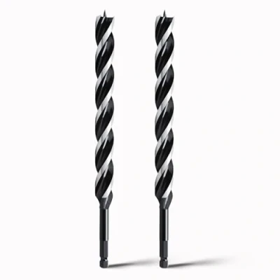 Image of hsawbit Wood Drill Bits, 2pcs x 16mm 300mm Auger Bit Extra Long Bits Plastic, Drywall Woodworking Hole