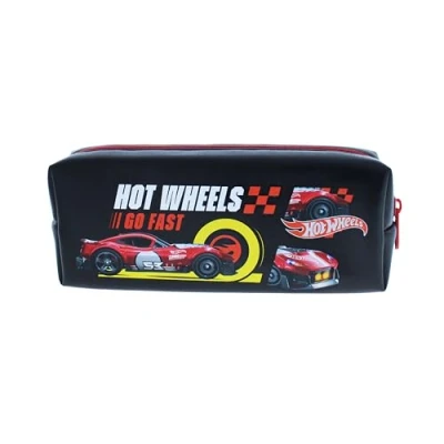 Image of Blueprint Collections Hot Wheels Pencil Case School Pen &amp; Stationery Holder for Boys Accessories Back to Supplies Kids