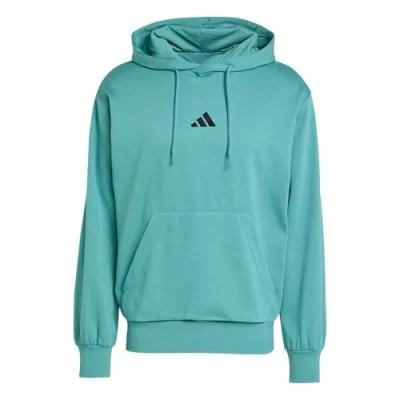 Image of adidas Men&#039;s ESSENTIALS FEELCOZY FLEECE HOODIE, preloved teal, L