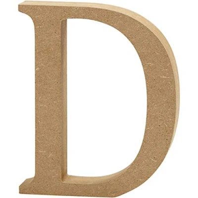 Image of Creativ 56313 Wooden Letter, D, One size