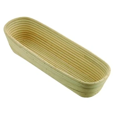 Image of Althuetter Markthandel Proving Basket Peddigrohrform Peddigschalen oval 1 kg 340 x 130 MM