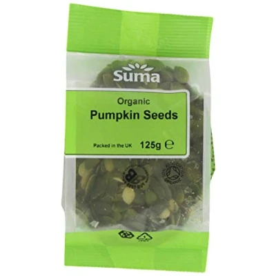 Image of Suma Organic Pumpkin Seeds 125 g (Pack of 6)