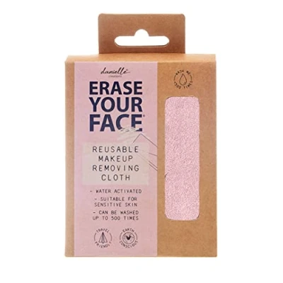Image of Danielle Creations Erase Your Face Eco Friendly Reusable Make Up Remover Cloth in Pink