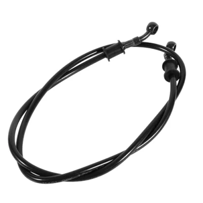Image of Motorcycle Oil Hose, 50cm 120cm Braided Steel brake Clutch Hose Line Pipe 4 Colors(500mm Black) system Modification of