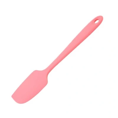 Image of Non Stick Baking Spatula Silicone,Kitchen Food Grade Silicone Spatulas for Cooking Heat Flexible Mini Cream Jar Cooking,Baking and Mixing(Pink)