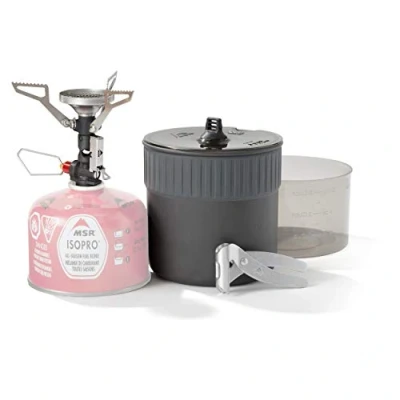 Image of MSR PocketRocket Deluxe Ultralight Camping and Backpacking Stove Kit