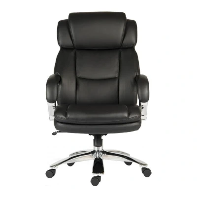 Image of Teknik Colossus 7200 Bonded Leather Tilting Executive Chair Black