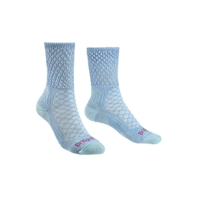 Image of Bridgedale HIKE Lightweight Merino Comfort Boot Women&#039;s Small Powder Blue