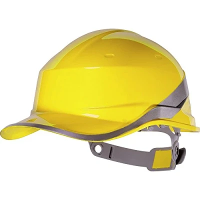Image of Delta Plus DIAMOND V yellow ABS high vision electrical insulated safety helmet