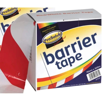 Image of Prosolve BTR/W Barrier Tape, Red/White