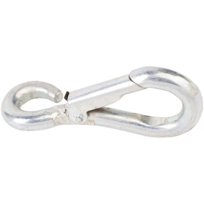 Image of Perry 90mm Spring Hook Zinc Plated (PK 2)