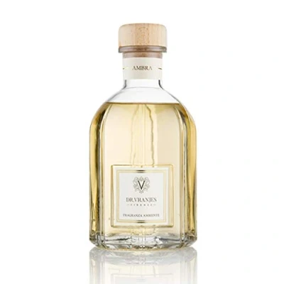 Image of Dr. Vranjes Ambra 500 ml Diffuser + Double Pack of White Sticks (3 Pieces Bundle) Luxury Home Fragrance, Made in Italy, Main Scent: Oriental, Olfactory Pyramid: Amber, Patchouli, Sandalwood