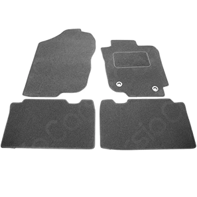 Image of Carsio Carpet Car Mats For Toyota Rav 4 2013+ Onwards Piece Set Tailored Fit Floor Mat Complete Accessory Black Custom Fitted All Weather, Anti Slip Backing &amp; Trim
