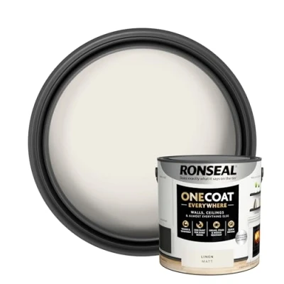 Image of Ronseal One Coat Everywhere Paint Linen Matt 2.5L