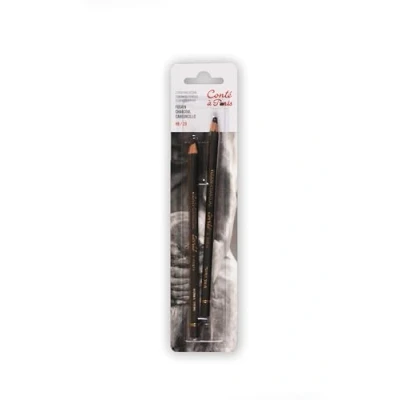 Image of Conté à Paris Charcoal HB and 2B Drawing Pencils (Pack of 2)