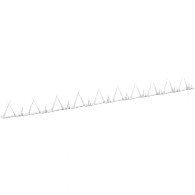 Image of vidaXL Wall Spikes 25 pcs Steel 1 m