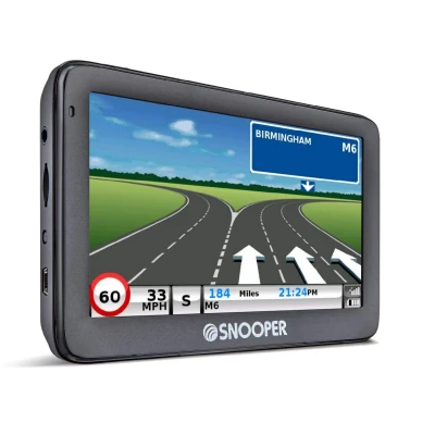 Image of SNOOPER S5100 Ventura Caravan &amp; Motorhome 5&quot; Sat Nav Full Europe Maps, Black