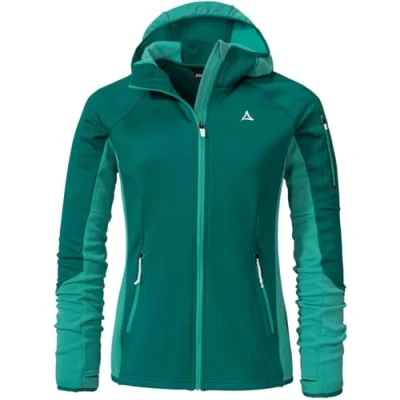 Image of Schöffel Lodron Women&#039;s Fleece Hoody L, Psychotropical