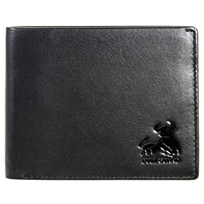 Image of BULL GUARD RFID Blocking Wallet for Men Bifold Soft Black Genuine Nappa Leather