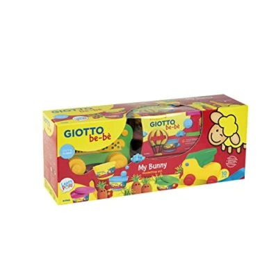 Image of GIOTTO be bè My Bunny Kids Play &amp; Create Dough Set, 6 Pots and Variety of Shapes