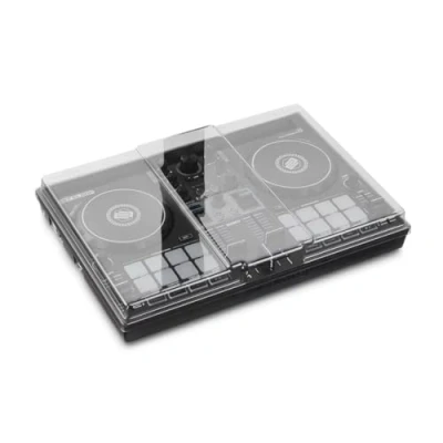 Image of Decksaver LE Cover for Reloop Ready &amp; Buddy Super Durable Polycarbonate Protective lid in Smoked Clear Colour, Made The UK DJs&#039; Choice Unbeatable Protection