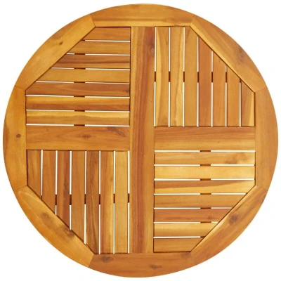 Image of vidaXL Table Top Ø80x2.2 cm Round Solid Wood Acacia