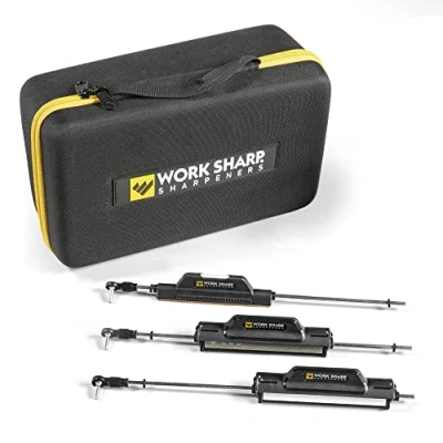 Image of Work Sharp Upgrade Kit for Precision Adjust Knife Sharpener, Set of 7 Abrasives and Carry Case