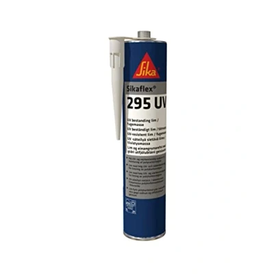 Image of Sika 57185 Sikaflex 295i cure UV, Kartusche, 300 ml, Schwarz Cartridge, Black