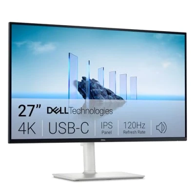 Image of Dell 27 Plus Monitor S2725QS Inch 4K UHD (3840x2160), 120Hz, IPS Panel, 4ms, AMD FreeSync Premium, 99% sRGB, Built in Speakers, 2 HDMI, DisplayPort, Height Adjustable, 3 Year Warranty Ash White